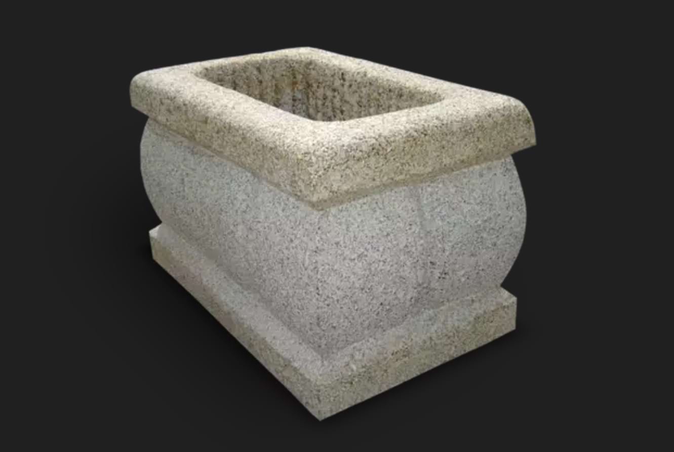 Blumenbeet Granit